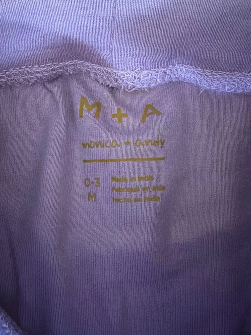 M + A Organic Bodysuit Set - Size 0-3 Months - NWT